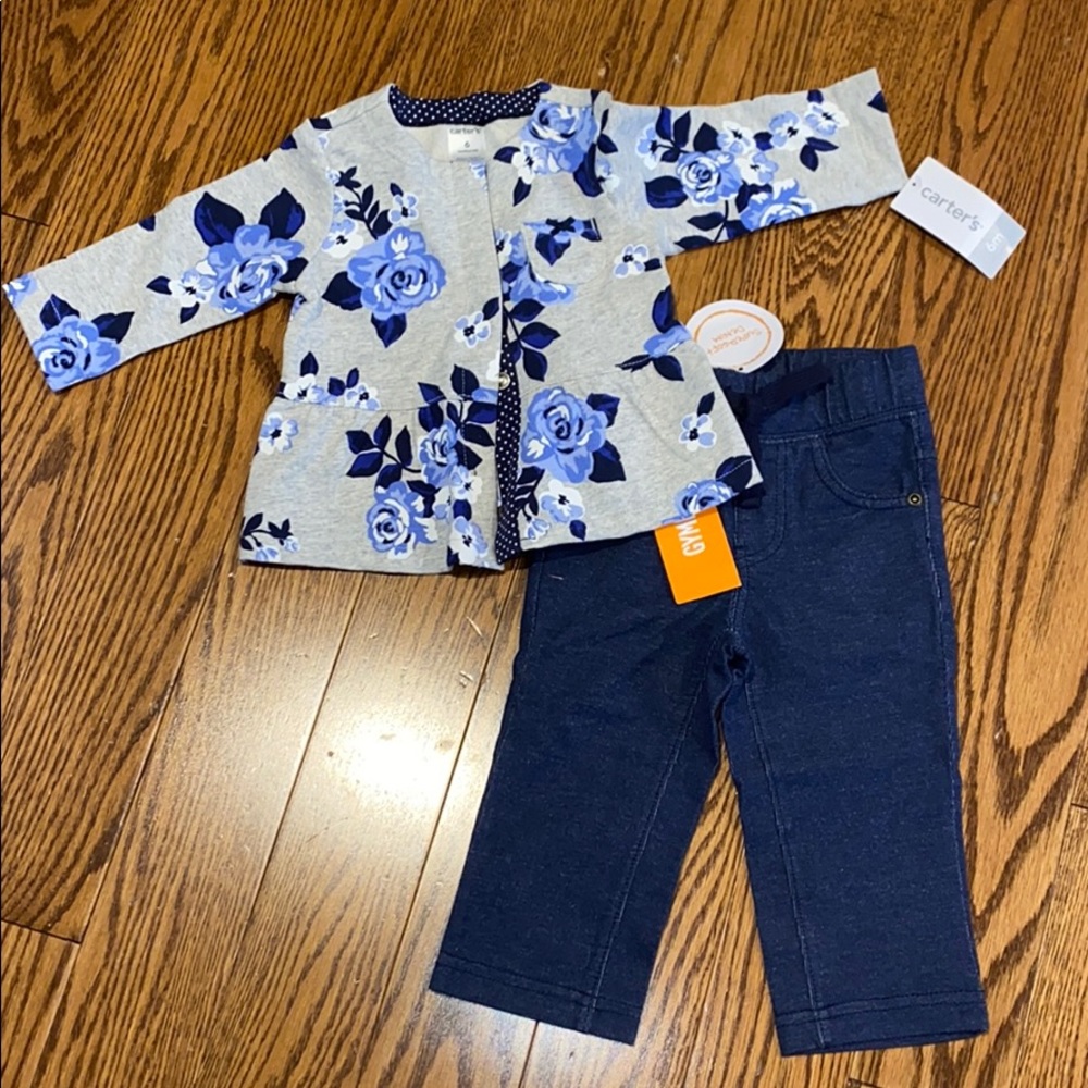 Gymboree / Carter’s set - size 6 mths